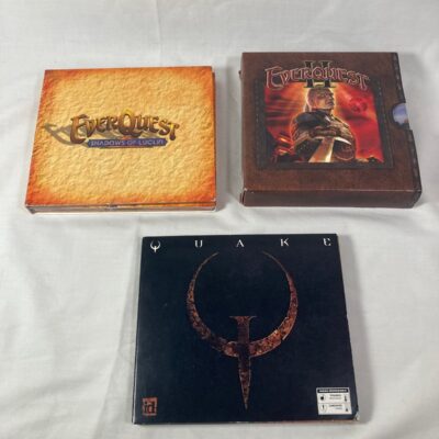 Retro Gaming Pc CD Disc Lot Quake EverQuest EverQuest 2