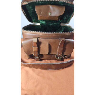 Vintage 1950’s Coast Genuine Cowhide Camera Bag – Coast Clark Zipper Green