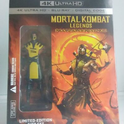 Mortal Kombat Legends Scorpion’s Revenge Limited Edition Blu-Ray Gift Set NEW